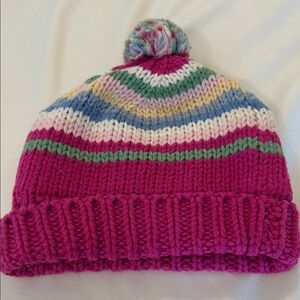 SO Pink Wool Blend hat